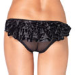 Leg Avenue Sheer Panty With Ruffle