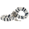 Toy Joy Furry Fun Cuffs Zebra Plush