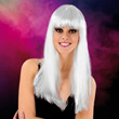 Cabaret Wig White Long