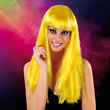 Cabaret Wig Yellow Long